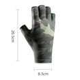 thumbnail image 2 of Guantes de pesca Guantes de protección UV Guantes de protección solar Guantes para hombres y mujeres para actividades al aire libre, kayak, remo (verde) 652, 2 of 5