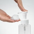thumbnail image 4 of Ginger Lily Farms Foaming Soap Dispenser, Refillable Plastic Pump Bottles for Liquid Hand Soap, 15 oz. Clear Bottle with White Pump, 2-Pack, 4 of 6