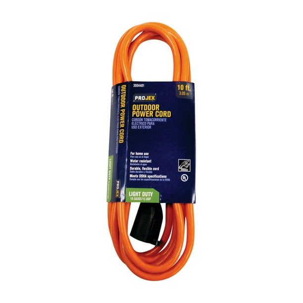 Projex Indoor and Outdoor 50 ft. L Orange Extension Cord 16/3 SJTW