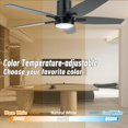thumbnail image 4 of Ventilador de techo FANSHAIN 107 cm con luz y control remoto, 4 of 7