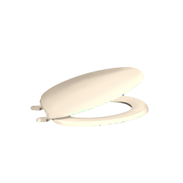 Centoco 600416 Elongated Plastic Toilet Seat, Residential and Light