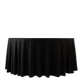 thumbnail image 2 of EfavormartFire Retardant 120" Round Scuba Polyester Tablecloth – Black, Wrinkle Free, Stain Resistant, Seamless Table Cover, 2 of 4