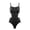 Black, variant on Body Shaper for Women Women'S Seamless Strapless Shapewear Bodysuit， Full Body Shaper with Control And Open Design， All Day Comfort Teddy Lingerie for Versatile Wear Teddy Lingerie