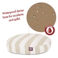 thumbnail image 5 of Majestic Pet | Vertical Stripe Round Pet Bed For Dogs, Removable Cover, Sand, Large, 5 of 6