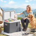 thumbnail image 2 of Outsunny 12 Volt Car Refrigerator, Dual Zone 48 QT Car Fridge with App, 2 of 10