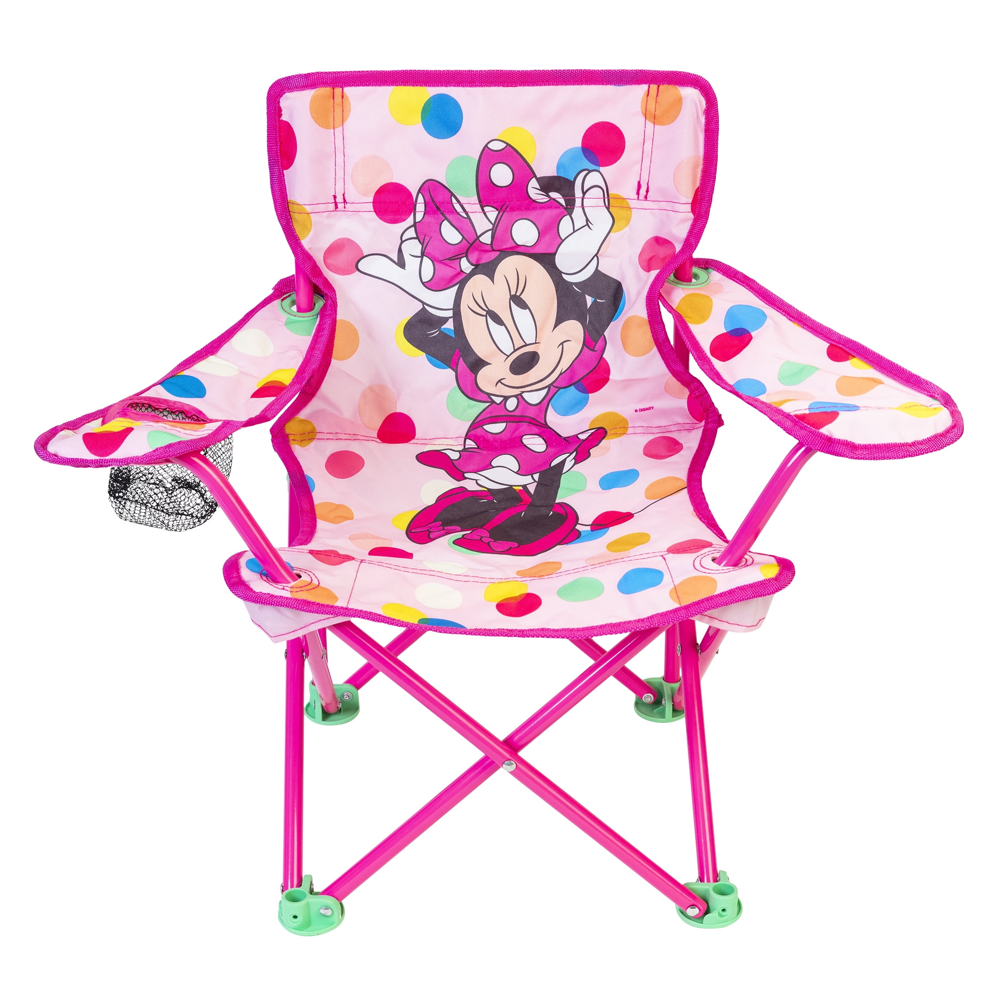 Portable Camping Fold N Go Chair with Carry Bag Minnie Camp Chair for Kids 