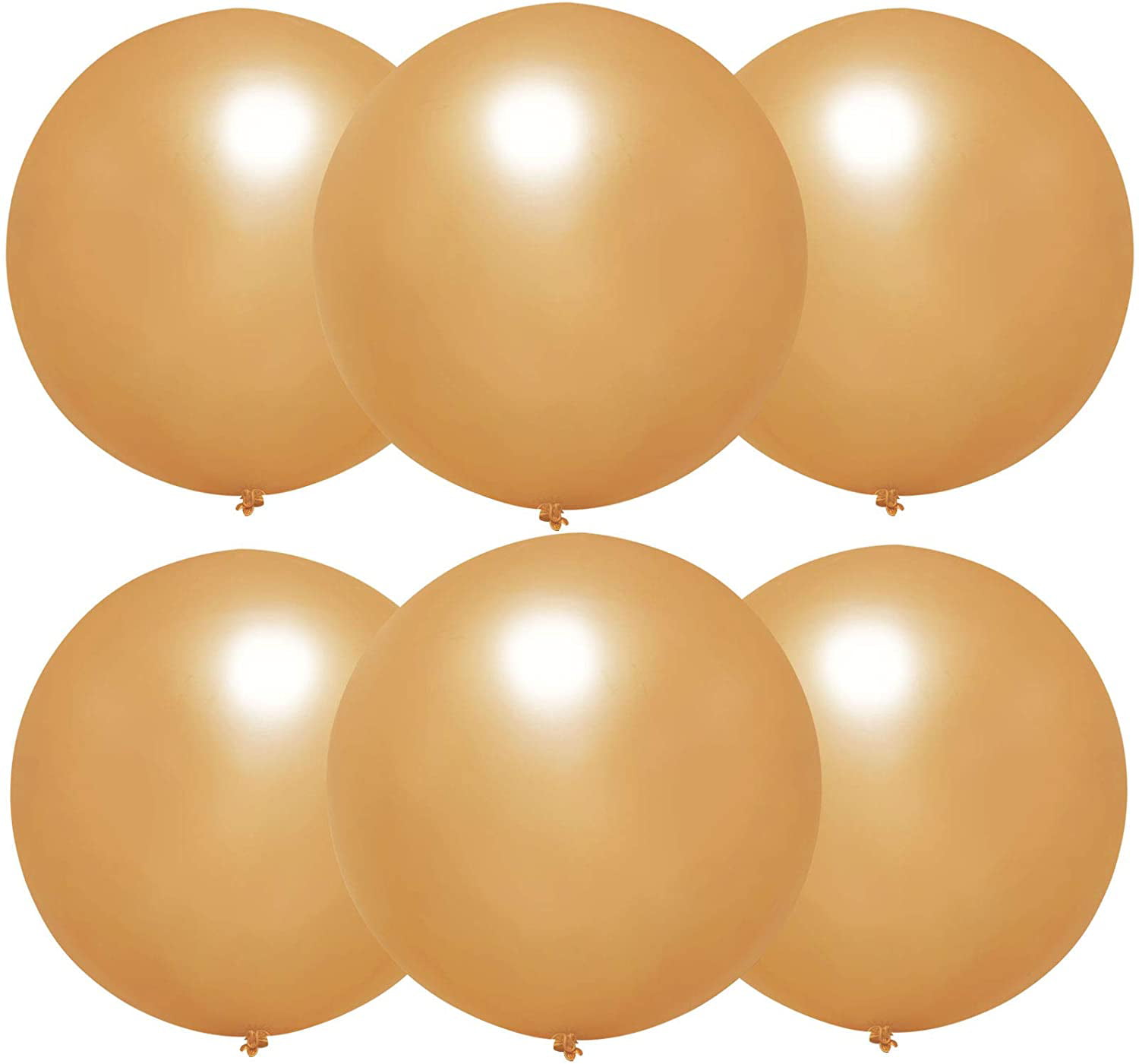 Electrainbow 8 Pack 36 Inch White Large Balloons & 50 Pack 10 Inch Colorful Balloons for Labor Day 2 Golden Ribbons Included,60 Pieces Carnival Easter Wedding Birthday