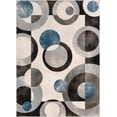thumbnail image 2 of Well Woven Barclay Avi Modern Geometric Grey Blue 2'3" x 7'3" Runner Area Rug, 2 of 7