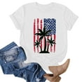 thumbnail image 5 of HEILAU 4th of July Shirts for Women Independence Day American Flag Graphic Tees Loose Fit Summer Tops Short Sleeve Patriotic T Shirt, 5 of 5