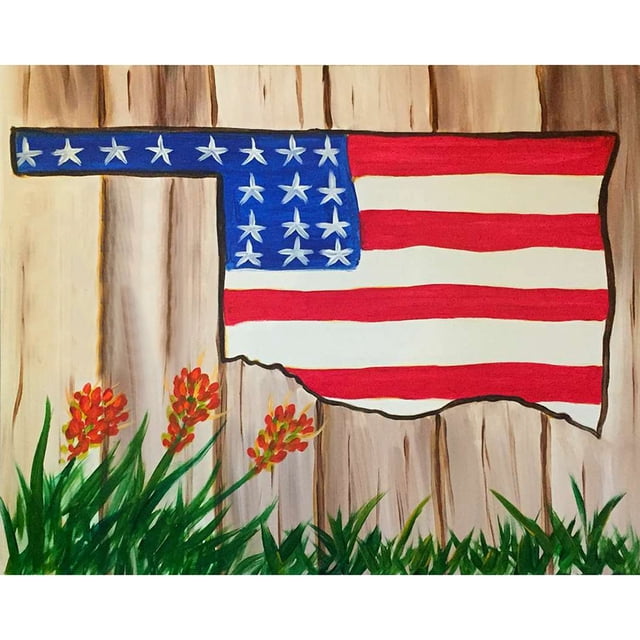 Pintura de diamantes (DB6267) 5D cuadrado DIY bandera americana imagen de diamantes de imitación 45x60cm FLhrweasw Nuevo
