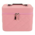 thumbnail image 1 of Women Makeup Box Cosmetic Makeup Storage Organizer Box Vanity Case Makeup Box Organizer Makeup Organizer Make Up Case Container, 1 of 8