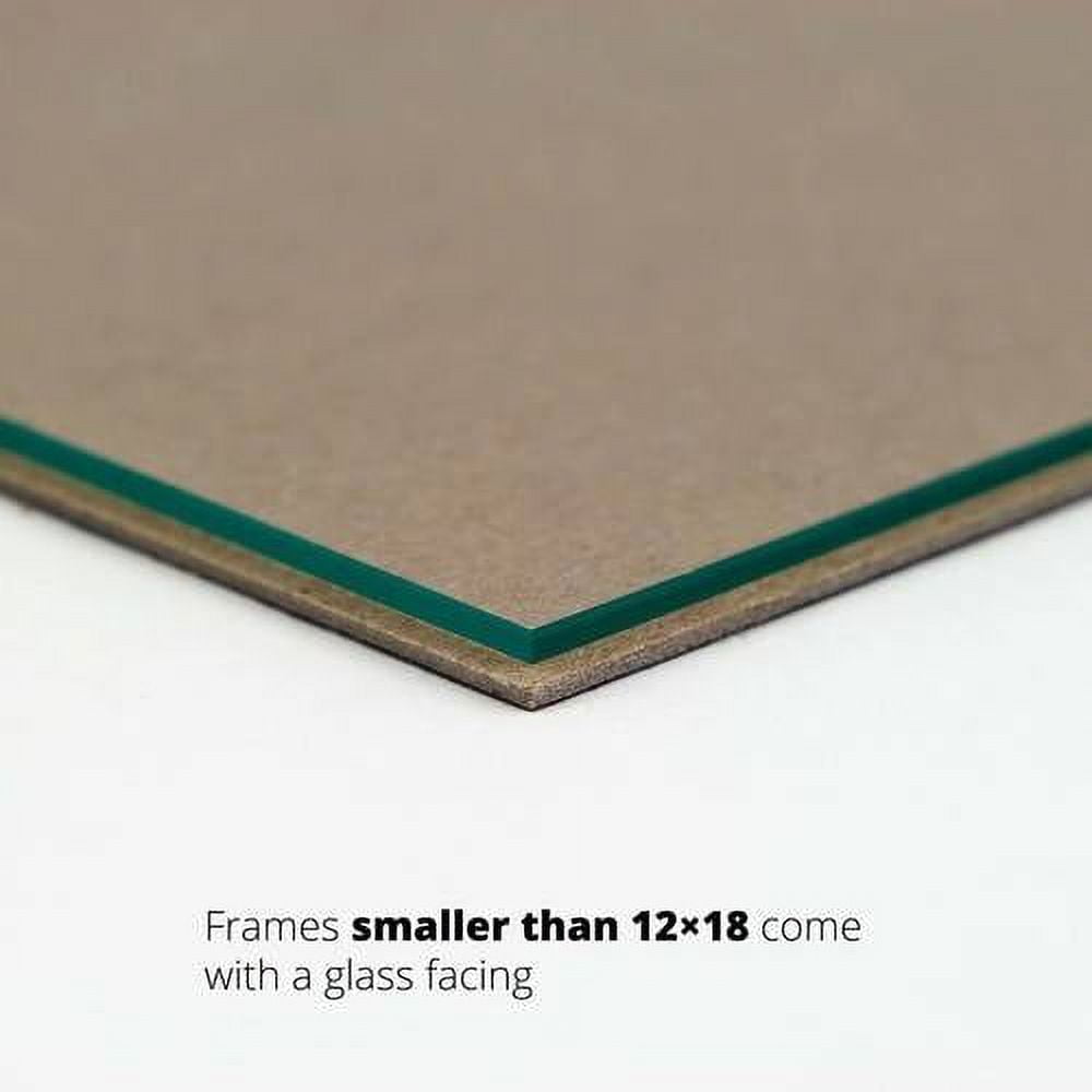 Craig Frames Bauhaus Modern Silver Picture Frame, Set of 4