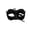 Black, variant on Shiny Masquerade Masks for Unisex Fashion Vintage Venetian Masks Carnival Halloween Mask for Party Prom Ball Costume Mask 1 PC Black One Size