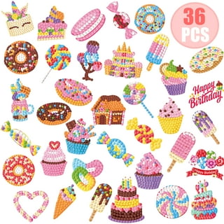 Pearoft 5 6 7 8 9 Year Old Girl Gifts Birthday Unicorn Stickers Craft Kits  for Kids Arts and Crafts for Kids Diamond Art Kits Unicorn Gifts for 6 Year