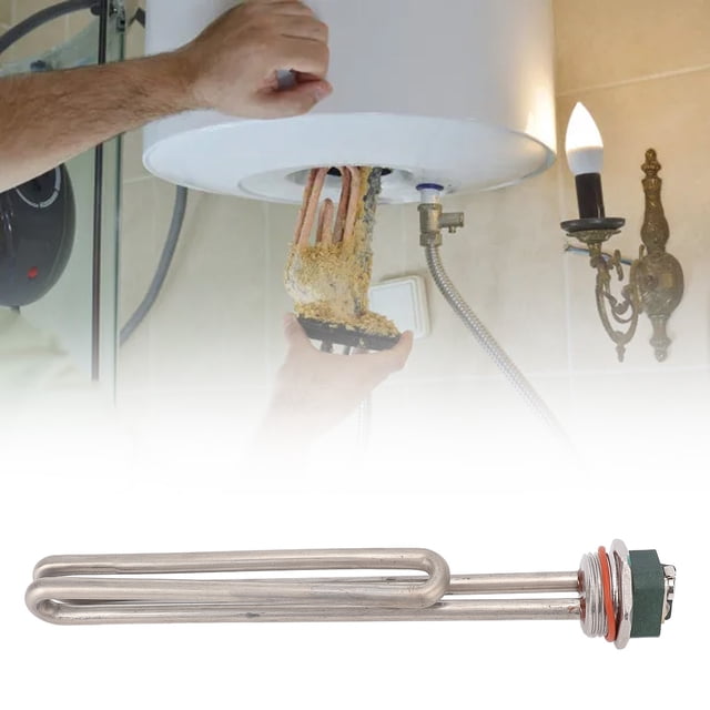 Componente De Calefacción Del Calentador De Agua Eléctrico, Reemplazo Del Componente De Calefacción Del Calentador De Agua Fácil De Instalar 2000 W 1-1/4 Pulgadas Universal