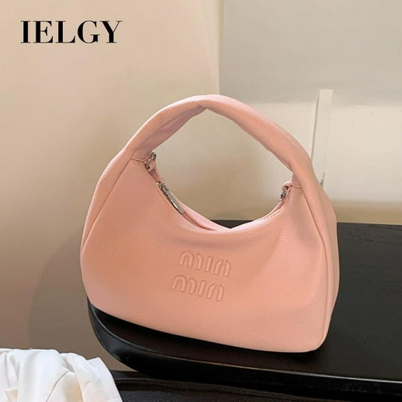 IELGY women's armpit bag, premium texture niche portable dumpling bag, chain single shoulder crossbody cloud bag