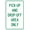 Warning Sign 2, variant on Pilot Parking Only Vinyl Sticker - 8"x12", Novelty Decor for Airports, Hangars, Garages, Yards, S363