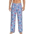 thumbnail image 2 of Goofa Strawberry And Flowers Printed Soft Pajama Pants for Men, Wide Leg Comfy Casual Lounge Yoga Pants-XX-Large, 2 of 9