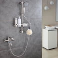 thumbnail image 3 of Grifo Mezcdor de de Acero Inoxidable, Sistema de Baño, Desviador de , Núcleo de Válvu de Cerámica, Superficie Montada en Pared, Válv Baoblaze cabeza de ducha de baño, 3 of 8