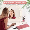 thumbnail image 4 of Heat Resistant Hair Tools Organizer Bag Portable Travel Storage Cover Pouch for Straighteners, Curling Irons, Flat Irons and Hot Styling Tools(13.8" x 5.5"), 4 of 4