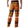 thumbnail image 4 of Trgacdwlo Men Halloween Pajama Pants Cat Pumpkin Print Fall Mens Lounge Pants Funny Ghost Graphic Holiday Elastic Waist Pj Bottoms for Men, 4 of 4