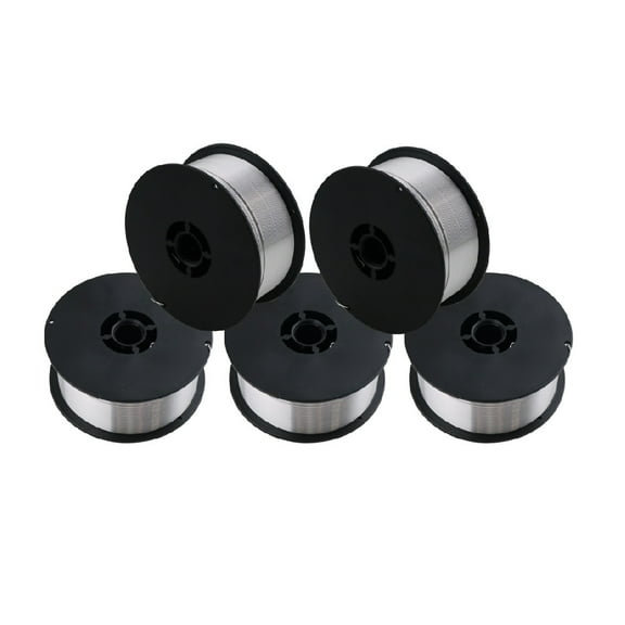 WeldingCity 5 Rolls of ER316L Stainless Steel MIG Welding Wire 2-Lb Spool 0.035" (0.9mm) | Pack of 5
