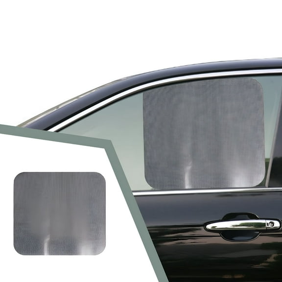 MELIVO Static Cling Auto Shade Sticker, Car Side Window Sunshade to Block Sun Glare Heat UV Rays, Reuseable Window Baby Privacy Protector Film, Car Accessories for SUV Truck