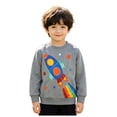 thumbnail image 5 of Toddler Boys Girls Hooded Sweatshirt Pullovers Long Sleeve Hoodie Kids Cotton Crewneck Fall Tops Blouse for 6-12 Months 12-24 Months 2T 3T 4T 5T 6T 7T 8T 9T Children 1-2 Years, 5 of 6