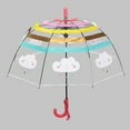 thumbnail image 1 of Umbrella Transparent Umbrella Cartoon Long Handle Umbrella For Children, 1 of 8