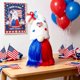 thumbnail image 4 of 2 Styles 4th Of July Faceless Gnome Ornament Patriotic Red White Blue Gnome Doll Tabletop Decor For Independence Day Home Party Shelf Mantel Decoration, 4 of 6