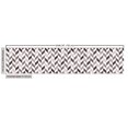 thumbnail image 3 of Ambesonne Chevron Fabric by the Yard Upholstery, Geometric Style Angled Line, 1 Yard, Multicolor, 3 of 5