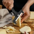 thumbnail image 5 of Stainless Steel Cheese Slicer and Grater with Adjustable Thickness Control, Non-slip Ergonomic Handle for Precise Cuts, Ideal for Kitchen Use with Hard and Soft Cheeses,Vsgery, 5 of 9