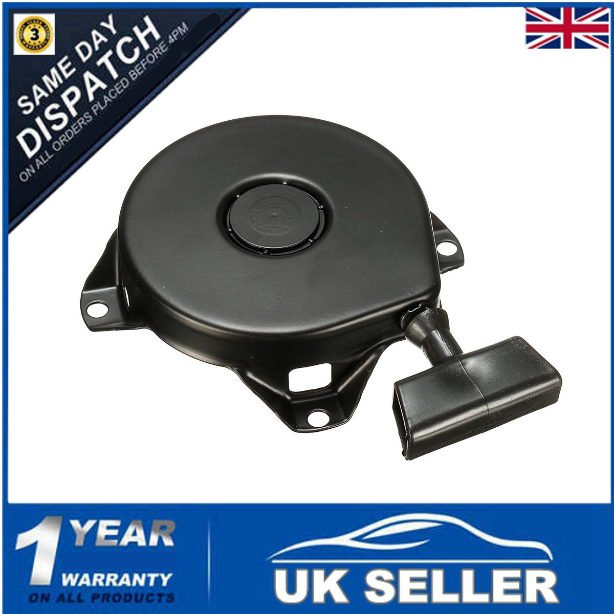 Pull Recoil Starter Assembly For Tecumseh Snowblower Bike 590420A 590706 H-4