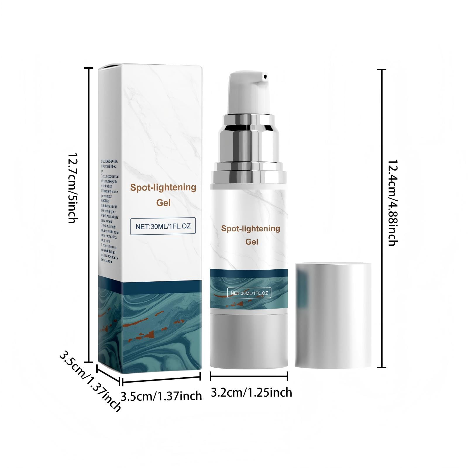 Alvantor Brightening Gel Spot-Lightening Hydrating Moisturizer for Soft Skin, 1 fl oz