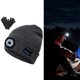 thumbnail image 3 of Bluetooth Sombreros para Mujeres Faro Faro Beanie Invierno Música Deportes LED Luces Sombrero, recargable al aire libre Running Night Linterna gorras Gris con guantes Soledad Sombrero de música cálido de invierno, 3 of 8