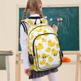 thumbnail image 7 of FORMRS Unisex School Backpack 17" Student Travel Bag with Laptop Compartment, Yellow Rubber Ducks, 7 of 7