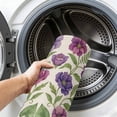 thumbnail image 6 of Area Rugs 4'x6'. Purple Green Botanical Carpet Runner Indoor Outdoor Rugs Home Decor Aesthetic, Spring Floral Summer Rustic Non Slip Mats Washable Accent Rug for Living Room Bedroom, 6 of 8