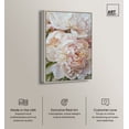 thumbnail image 2 of Floral Up Close Elegant Realistic Floral Canvas Wall Art by Art Remedy, Silver Floater Frame, 36"x54", 2 of 7