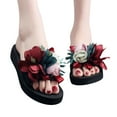 thumbnail image 3 of Rciityk Women's Platforms & Wedge Sandals Bohemian Flower Wedges Slippers Summer Sandals Non-slip Beach Shoes - Summer's Best Shoes, 3 of 6
