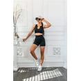 thumbnail image 4 of Next Level Ribbed Snatched Active Wear Shorts Set, 4 of 10