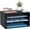 Black, variant on INTIGE 3-Tier Wood Desktop Organizer with Paper Storage, Mail Sorter & File Holder, Black