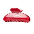 thumbnail image 1 of wonima11 Premium Acetate Hair Claw Hair Accessory with Concealed Spring Mechanism, Cute Hair Claw Clips for Women Thick or Thin，4 inch large claws, Red, 1 of 1