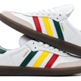 thumbnail image 1 of Ad-id-as Samba OG Sneakers Jamaica One Love Rasta Retro Trainers Originals Shoes, 1 of 6