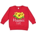 thumbnail image 2 of Inktastic Hawaii Girl Hibiscus Flowers Toddler Sweatshirt, 2 of 4
