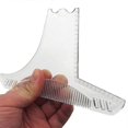thumbnail image 3 of 6pcs Beard Grooming Care Kit for Men Mustache Beard Oil Balm Wood Comb Brush Facial Nose Ear Hair Trimming Scissors & Beard Guide, 3 of 4