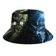 thumbnail image 1 of Alienígena Sombrero bucket para adultos, gorra de protección solar, sombrero de pescador plegable para viajes al aire libre, pesca y actividades de verano, 1 of 6