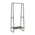 thumbnail image 3 of Linon Athania Kids Contemporary Clothing Rack Hall Tree with 4 Hooks and Shelf, Pewter, 3 of 8