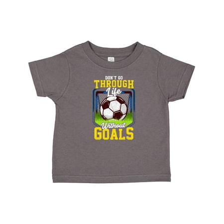 

Inktastic Soccer Funny Goals Gift Toddler Boy or Toddler Girl T-Shirt