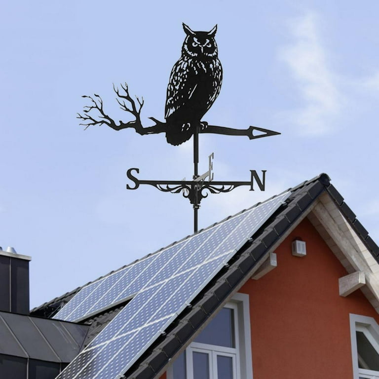 Stainless Steel Motorcycle Weather Vane, Vintage Style