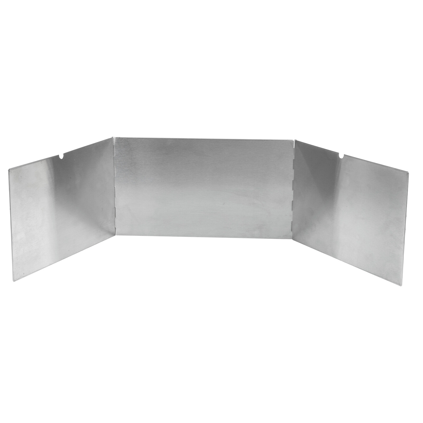 Round Fire Pit Cover Outdoor Stove Wind Screen Three Plate Stove Windshield Foldable Camping